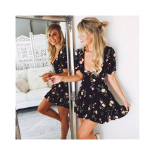 Load image into Gallery viewer, Boho Short Sleeve Dress
